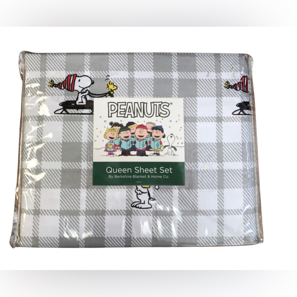 Berkshire Peanuts Christmas Sheet Set- QUEEN